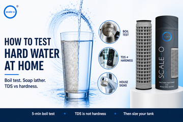 How to test hard water at home with a kettle boil test