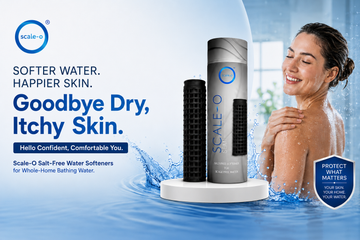 Hard water skin problems: dry and itchy skin from an overhead tank home