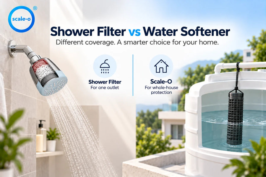 Shower Filter vs Water Softener for Indian Homes