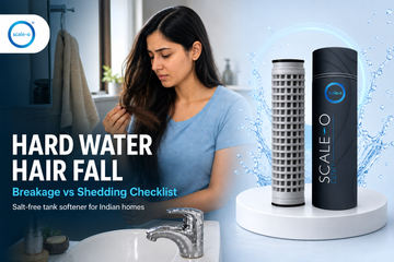 Hard Water Hair Fall in India: Breakage vs Shedding Guide