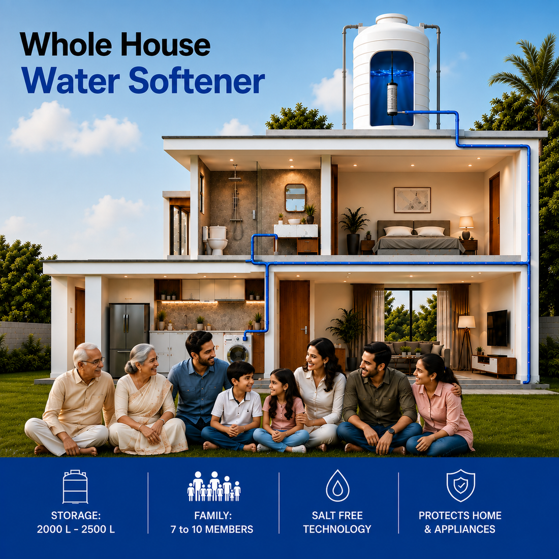 Scale-O Centi Water Softener (2000L-2500L)