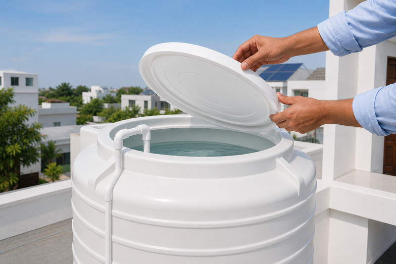 Open the Tank Lid