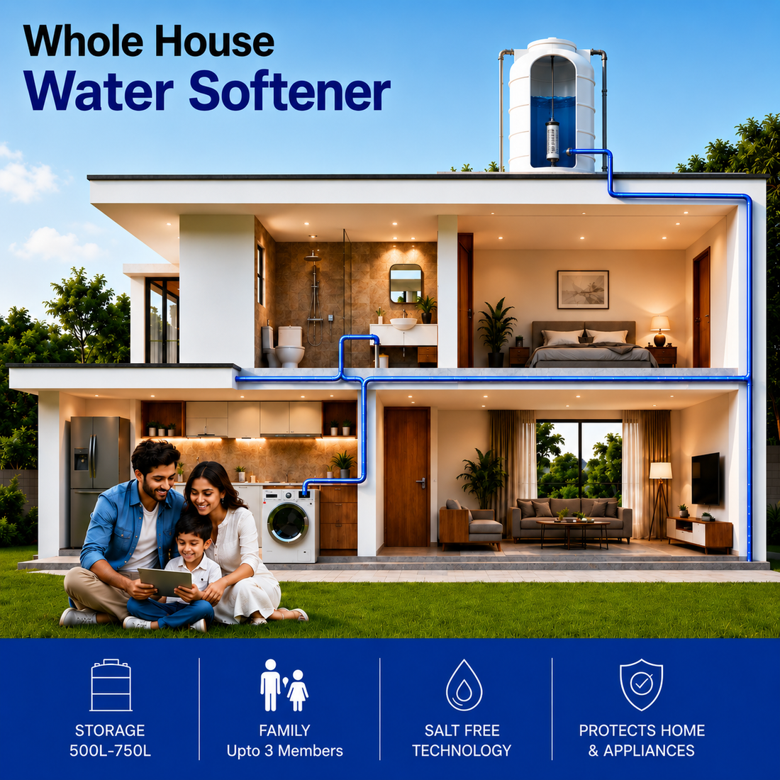 Scale-O Mini Water Softener (500L-750L)